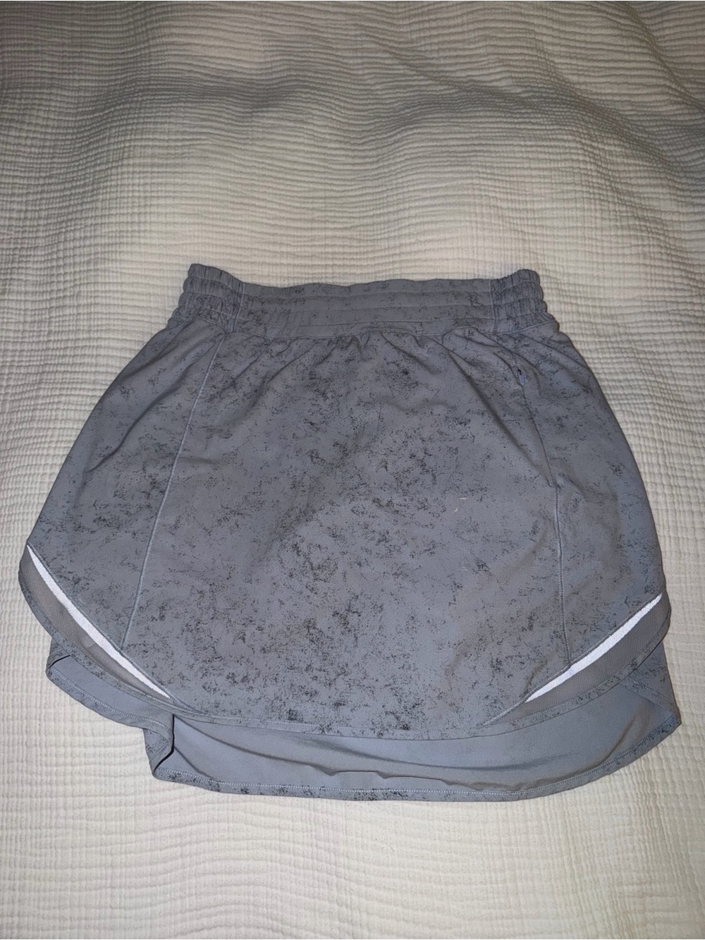 lululemon athletica Grey Marbled Athletic Skort
